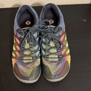 Merrell multicolor low top hikeing shoe
